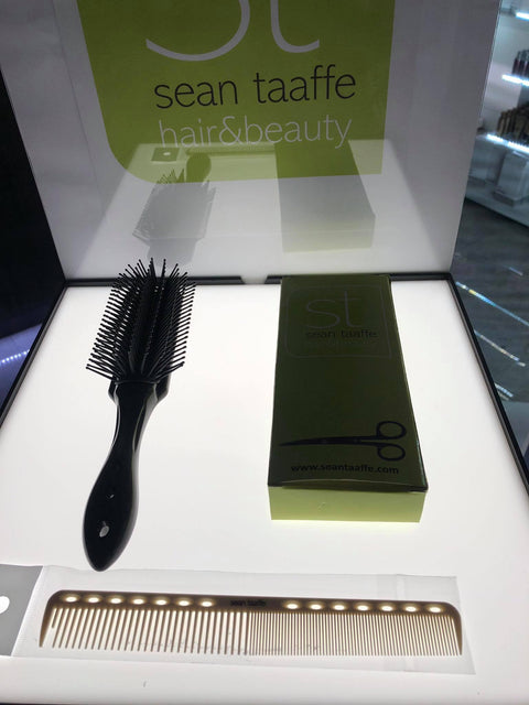 Trio Set - Precision Scissors, Wrap Drying Brush and Cutting Comb