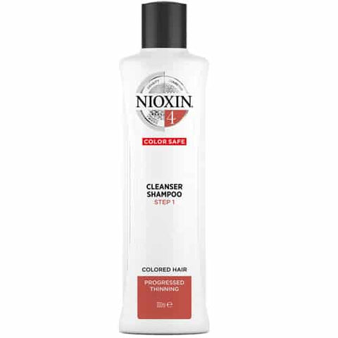 Nioxin No.4 Cleanser Shampoo for Colored Hair with Progressed Thinning
