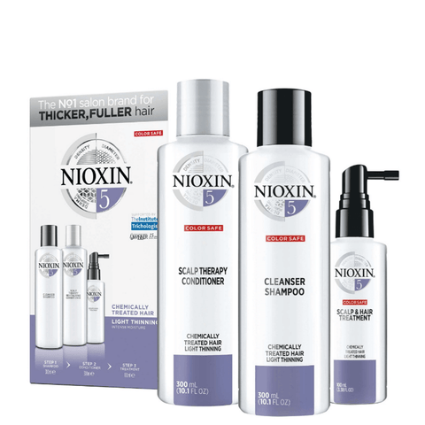 Nioxin No.5 3 Part System for Chemically-Treated Hair with Light Thinning