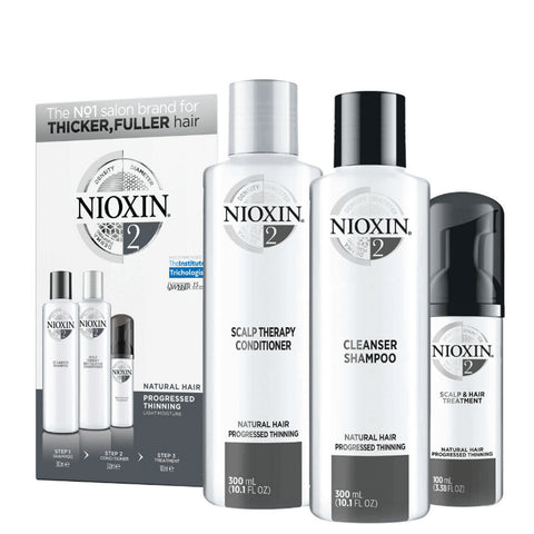 Nioxin No.2 3 Part System for Natural Hair with Progressed Thinning