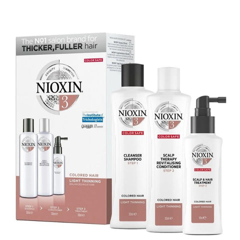 Nioxin No.3 3 Part System for Colored Hair with Light Thinning